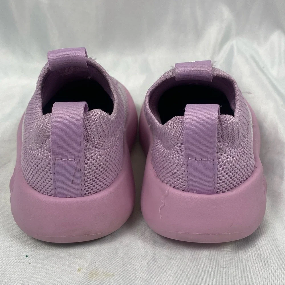 Adidas Baby Girl Kids Pink Slip-On Sneakers Size 5K - Picture 7 of 16